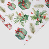 Winterbeeren und Geschenke Seidenpapier (Detail)