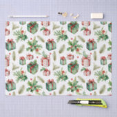 Winterbeeren und Geschenke Seidenpapier (Handwerk)
