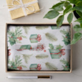 Winterbeeren und Geschenke Seidenpapier (Geschenk)