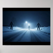 Winterbegegnung (14 x 11) poster (Vorne)