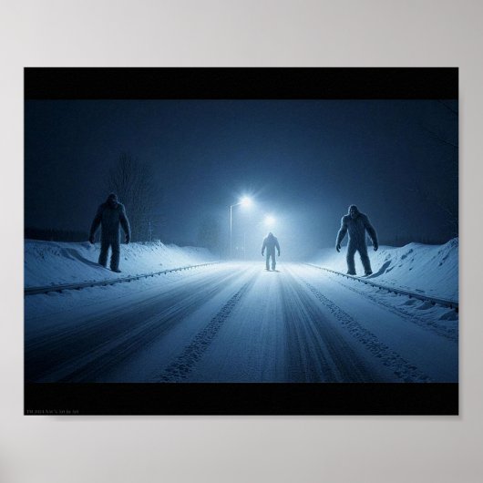 Winterbegegnung (8 x 10) poster (Vorne)
