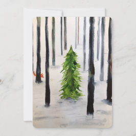 Winterbegegnung Dankeskarte