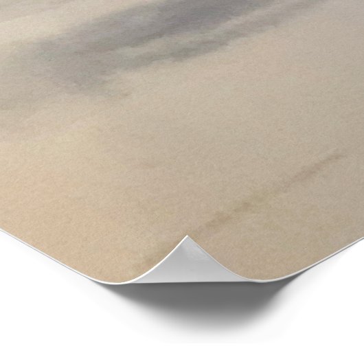 Winterbegegnung Poster (Ecke)