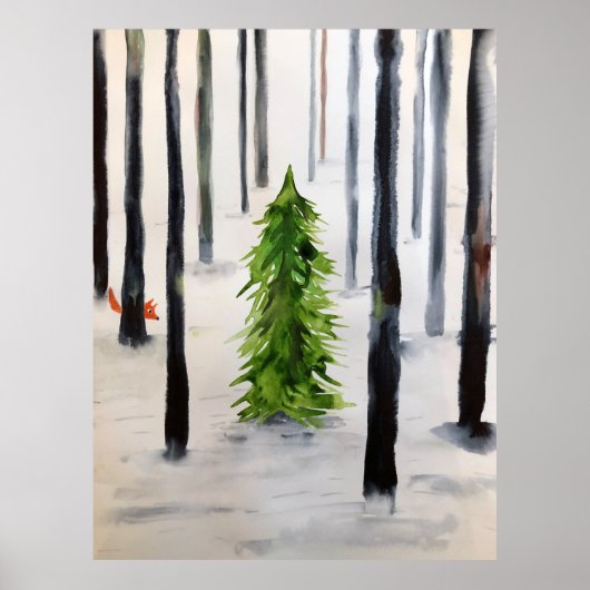 Winterbegegnung Poster (Vorne)