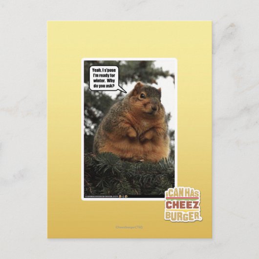 Winterbereit Postkarte (Vorderseite)