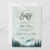 Winterberg 60. Geburtstagseinladung Einladung (Vorderseite)