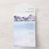 Winterberg in einer Einladung (Innen Boden)