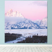 Winterberg Leinwanddruck (Insitu (Holzboden))