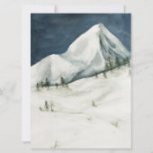 Winterberg | Snowboarden Skifahren Party Einladung (Rückseite)