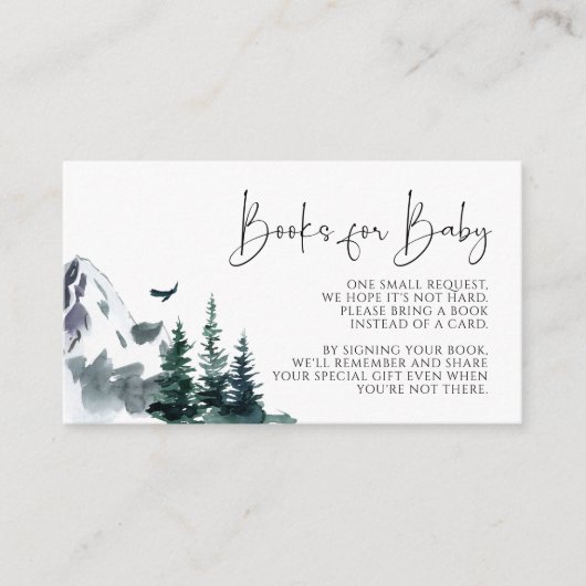 Winterbergbücher für Kinderkarte Begleitkarte (Vorderseite)