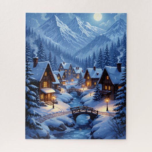 Winterbergdorf Puzzle (Vertikal)