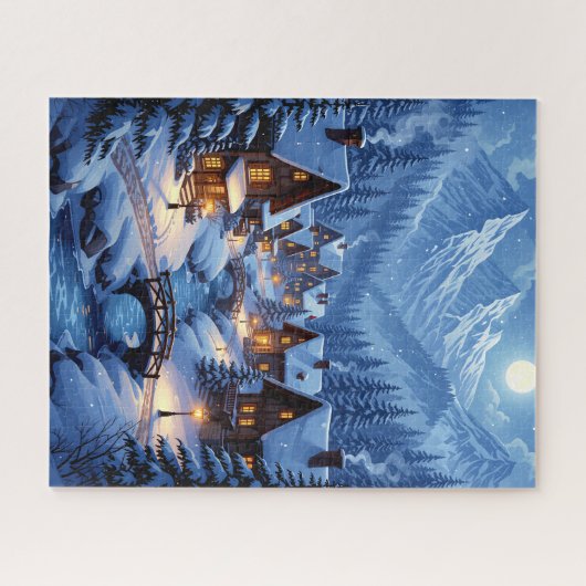 Winterbergdorf Puzzle (Horizontal)