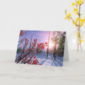 Winterberge in der Eiskarte Karte (Gelbe Blume)