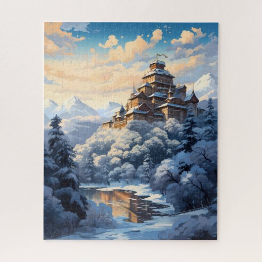 Winterbergfestung Jigsaw Puzzle (Vertikal)
