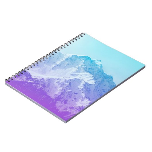 Winterberggipfel, Hipster, Gipfel, Foto, ba Notizblock (Linke Seite)