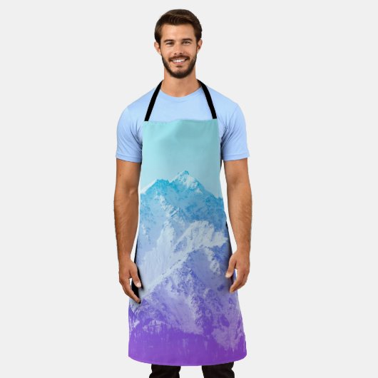 Winterberggipfel, Hipster, Gipfel, Foto, ba Schürze (Getragen)