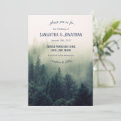 Winterbergkiefern Einladung Hochzeitsfeiern (Stehend Vorderseite)