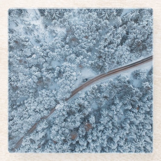 Winterbergpass Glasuntersetzer (Vorderseite)