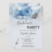 Winterbergsee Bachelorette Einladung (Vorne/Hinten)