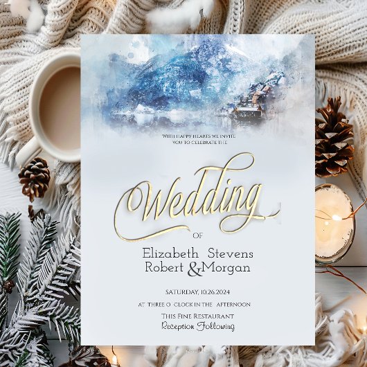 Winterbergsee Hochzeit Einladung