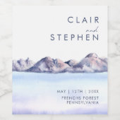 Winterbergweinlabel Weinetikett (Einzelnes Label)