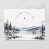 Winterbergwelt Hochzeitsszene Begleitkarte (Rückseite)