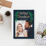 Winterberries Editable Color Christmas Foto Card Feiertagskarte<br><div class="desc">Entworfen von © Berry Berry Sweet,  Modern Stationery und Custom Geschenke. Besuchen Sie unsere Website unter www.berryberrysweet.com ,  um passende Artikel zu finden und eine Menge moderner,  stilvoller Designs zu wählen.</div>