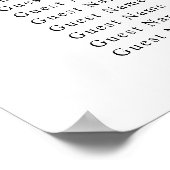 Winterberries | Sitzsuche | Sitzdiagramm Poster (Ecke)