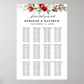 Winterberries | Sitzsuche | Sitzdiagramm Poster (Vorne)