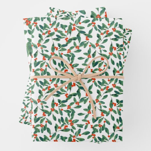 Winterberry (Classic) Geschenkpapier Set (Beispiel)