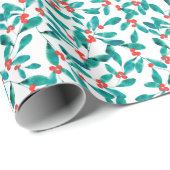 Winterberry (Festiv) Geschenkpapier (Rolleneckpunkt)