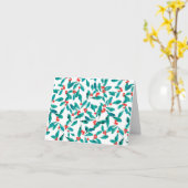 Winterberry (Festival) Happy Holidays Karte (Gelbe Blume)