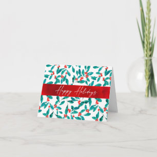 Winterberry (Festival Red Band) Happy Holidays Karte