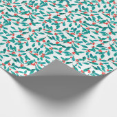 Winterberry (Festive) Geschenkpapier (Ecke)