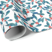 Winterberry (Frost) Geschenkpapier (Rolleneckpunkt)