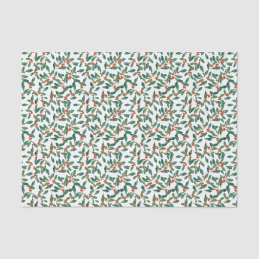 Winterberry (Klassiker) Seidenpapier (Vorderseite)