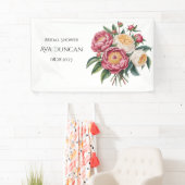 Winterberry Primrose Paint Floral Brautparty Banner (Insitu)