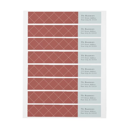 Winterberry Return-Adressetikett (Bogen)