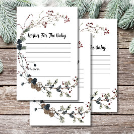 Winterberry rustic boho wünscht Babydusche