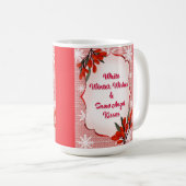 Winterberry White Winter wünscht Snow Angel Kisses Kaffeetasse (VorderseiteRechts)