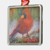 WinterBesucher 3 Keramiken Ornament (Links)