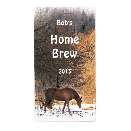 Winterbieretikett (Vorne)