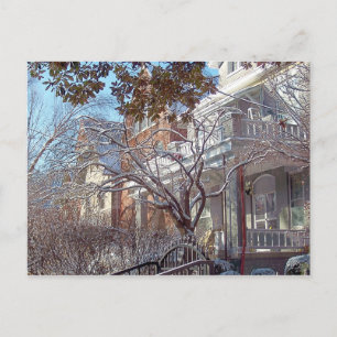 Winterbild der Altstadt von Louisville Postkarte