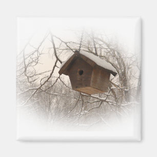 WinterBirdhouse Magnet