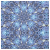 Winterblau Stoff (Muster)