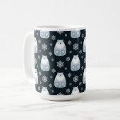 WINTERBLAU UND WEISSE FERIENWOHNUNG POLAR BÄREN KAFFEETASSE (Vorderseite Links)