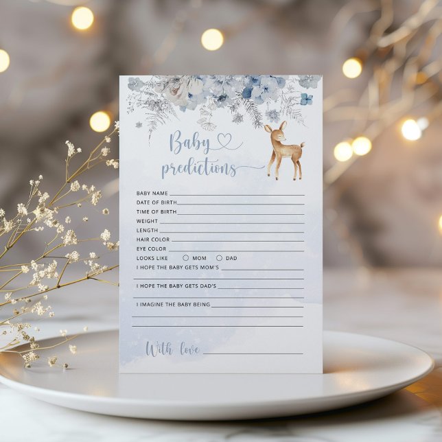 Winterblaue Hirschprognosen für das Baby (Von Creator hochgeladen)