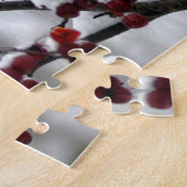 Winterblauer Häher Puzzle (Seite)