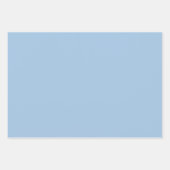 Winterblauer Swirl Geschenkpapier Set (Vorderseite 3)