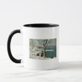 Winterblick auf den Hafen von Marblehead Tasse (Links)